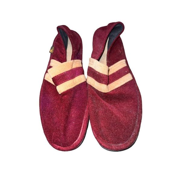 Vintage Sundowners Men’s Slippers House Shoes Brown Size L 11-13 - Picture 1 of 3